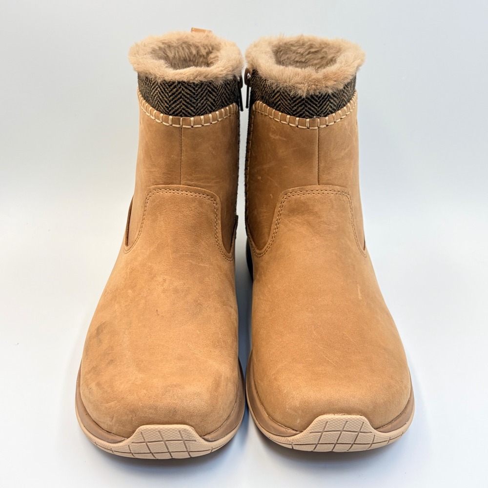 Merrell Women's 9.5 Encore Ice 5 Mid Zip Otter Waterproof Faux Fur Fleece Lined - Picture 7 of 13